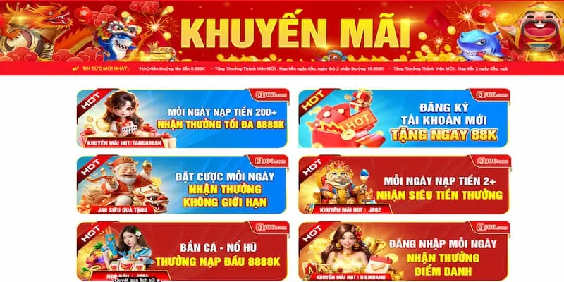 Thông tin tổng quan về khuyến mãi đăng nhập mỗi ngày tại J88