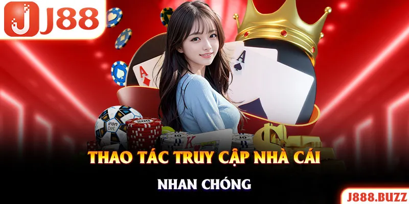 Thao tác đăng nhập J88 casino chỉ thường mất khoảng 2 phút